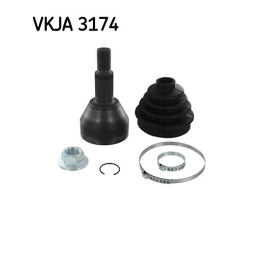 SKF Driveshaft CV Joint Kit VKJA 3174