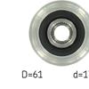 SKF Alternator Freewheel Clutch Pulley VKM 03102