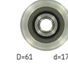 SKF Alternator Freewheel Clutch Pulley VKM 03107