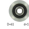 SKF Alternator Freewheel Clutch Pulley VKM 03109