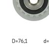 SKF Alternator Freewheel Clutch Pulley VKM 03115