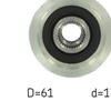 SKF Alternator Freewheel Clutch Pulley VKM 03117