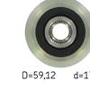 SKF Alternator Freewheel Clutch Pulley VKM 03500