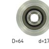 SKF Alternator Freewheel Clutch Pulley VKM 03609