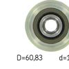 SKF Alternator Freewheel Clutch Pulley VKM 03654