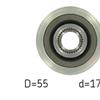 SKF Alternator Freewheel Clutch Pulley VKM 03814