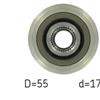 SKF Alternator Freewheel Clutch Pulley VKM 03823