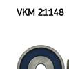 SKF Timing Cam Belt Deflection Guide Pulley VKM 21148