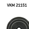 SKF Timing Cam Belt Deflection Guide Pulley VKM 21151