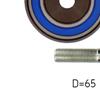 SKF Timing Cam Belt Deflection Guide Pulley VKM 25215