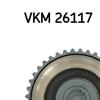 SKF Timing Cam Belt Deflection Guide Pulley VKM 26117