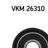 SKF Timing Cam Belt Deflection Guide Pulley VKM 26310