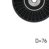 SKF Timing Cam Belt Deflection Guide Pulley VKM 26503