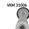 SKF Poly V Ribbed Belt Tensioner Pulley VKM 31006