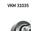 SKF Poly V Ribbed Belt Tensioner Pulley VKM 31035