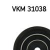 SKF Poly V Ribbed Belt Deflection Guide Pulley VKM 31038