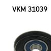 SKF Poly V Ribbed Belt Deflection Guide Pulley VKM 31039