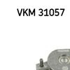 SKF Poly V Ribbed Belt Tensioner Pulley VKM 31057