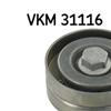 SKF Poly V Ribbed Belt Tensioner Pulley VKM 31116