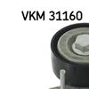 SKF Poly V Ribbed Belt Tensioner Pulley VKM 31160