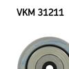 SKF Poly V Ribbed Belt Deflection Guide Pulley VKM 31211