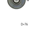 SKF Poly V Ribbed Belt Deflection Guide Pulley VKM 31221