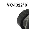 SKF Poly V Ribbed Belt Deflection Guide Pulley VKM 31240