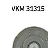 SKF Poly V Ribbed Belt Deflection Guide Pulley VKM 31315