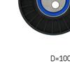 SKF Poly V Ribbed Belt Deflection Guide Pulley VKM 32004