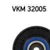 SKF Poly V Ribbed Belt Deflection Guide Pulley VKM 32005