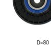 SKF Poly V Ribbed Belt Deflection Guide Pulley VKM 32005