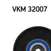 SKF Poly V Ribbed Belt Deflection Guide Pulley VKM 32007