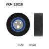 SKF Poly V Ribbed Belt Deflection Guide Pulley VKM 32018