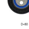 SKF Poly V Ribbed Belt Deflection Guide Pulley VKM 32018