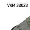 SKF Poly V Ribbed Belt Tensioner Pulley VKM 32023