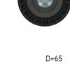 SKF Poly V Ribbed Belt Deflection Guide Pulley VKM 32030