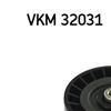 SKF Poly V Ribbed Belt Deflection Guide Pulley VKM 32031