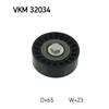 SKF Poly V Ribbed Belt Deflection Guide Pulley VKM 32034