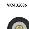 SKF Poly V Ribbed Belt Deflection Guide Pulley VKM 32036