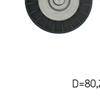 SKF Poly V Ribbed Belt Deflection Guide Pulley VKM 32083