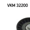 SKF Poly V Ribbed Belt Deflection Guide Pulley VKM 32200