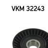 SKF Poly V Ribbed Belt Deflection Guide Pulley VKM 32243