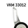 SKF Poly V Ribbed Belt Tensioner Pulley VKM 33012