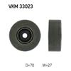 SKF Poly V Ribbed Belt Deflection Guide Pulley VKM 33023