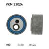 SKF Poly V Ribbed Belt Tensioner Pulley VKM 33024