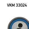 SKF Poly V Ribbed Belt Tensioner Pulley VKM 33024