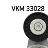 SKF Poly V Ribbed Belt Tensioner Pulley VKM 33028