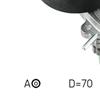 SKF Poly V Ribbed Belt Tensioner Pulley VKM 33033