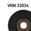 SKF Poly V Ribbed Belt Deflection Guide Pulley VKM 33034