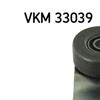 SKF Poly V Ribbed Belt Tensioner Pulley VKM 33039